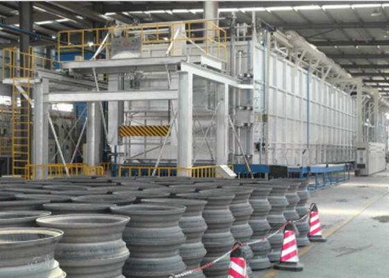 Китай Полноавтоматическая термическая обработка колеса алюминиевого сплава печи шестка ролика поставщик